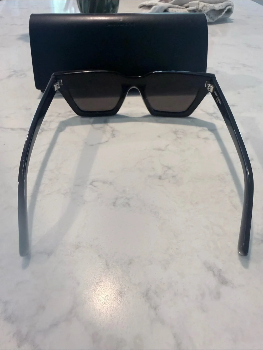 Authentic Saint Laurent SL 633 Calista 001 Black Sunglasses w/ Original Case